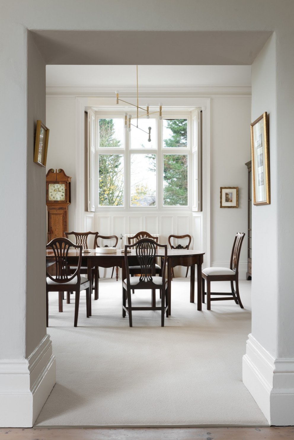 Boutique Holiday Let in a Grade II listed Hall | Dining Room in grade 2 listed hall | Interior Designers